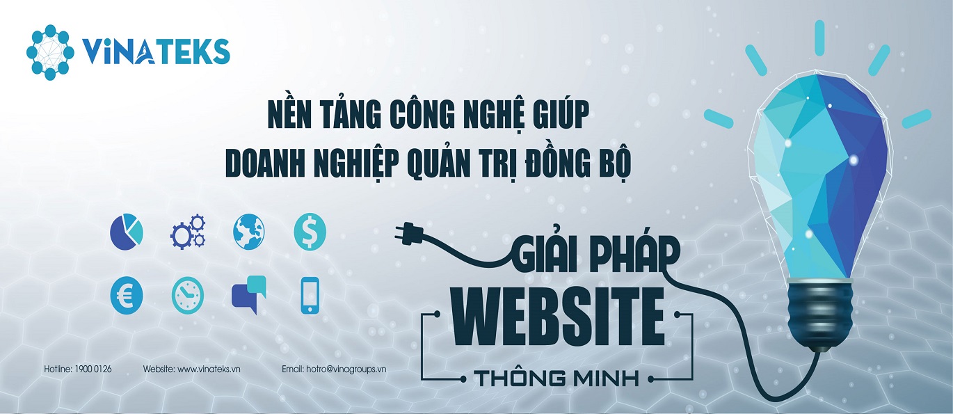 GIẢI PHÁP WEBSITE THÔNG MINH VINATEKS